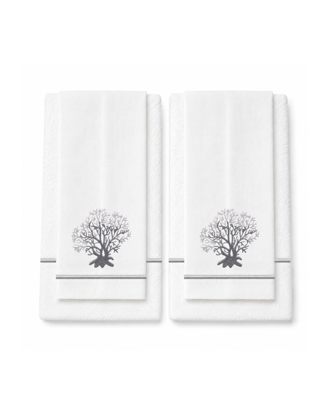 Bordado de Coral l Gris
