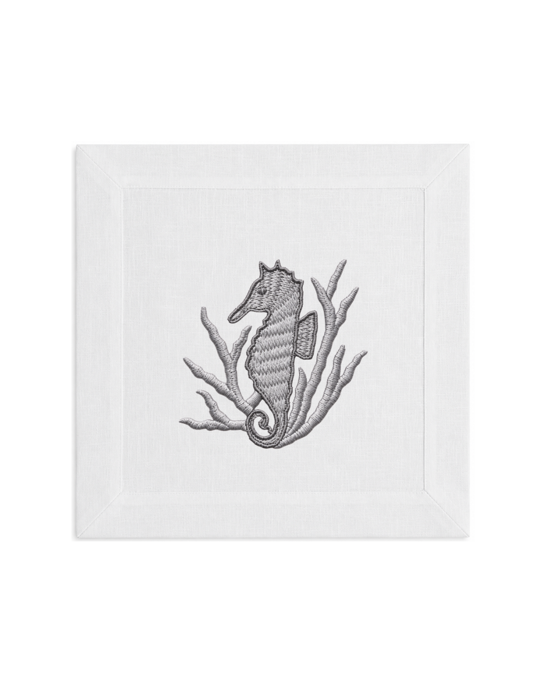 Bordado de Caballito de Mar | Gris