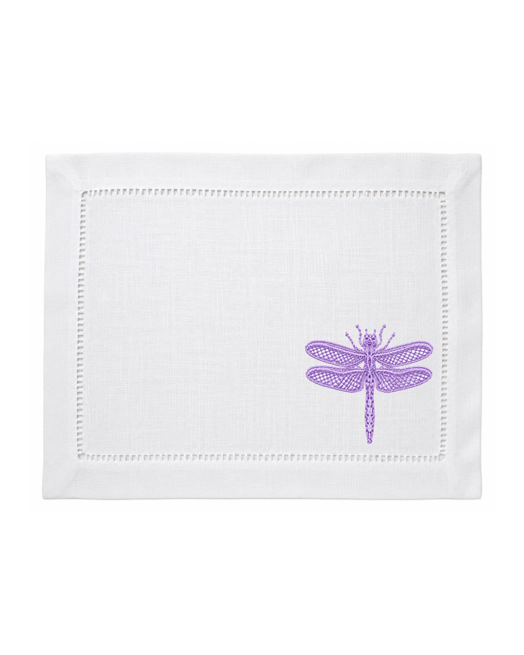 Bordado de Libélulas Morado