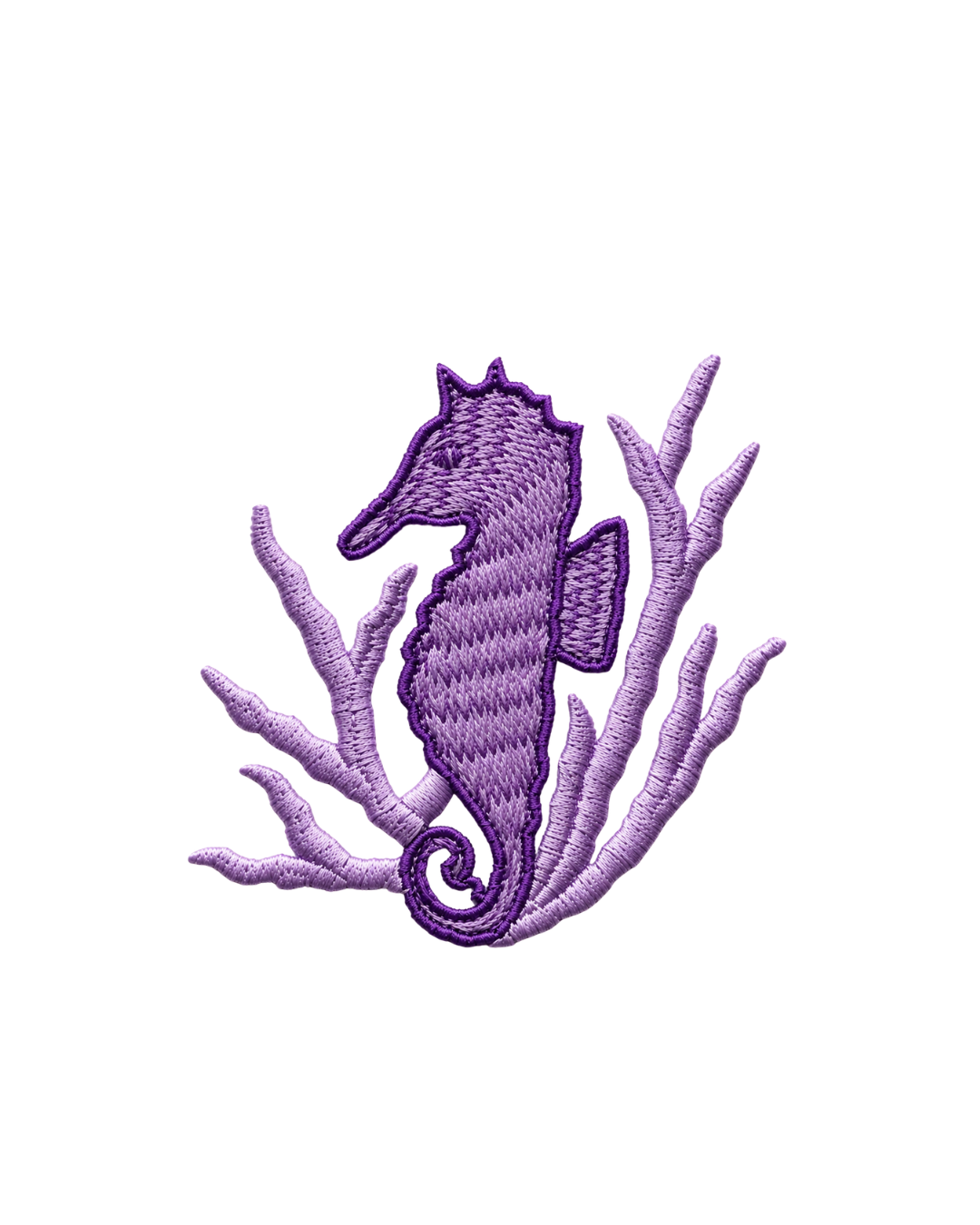 Bordado de Caballito de Mar l Morado