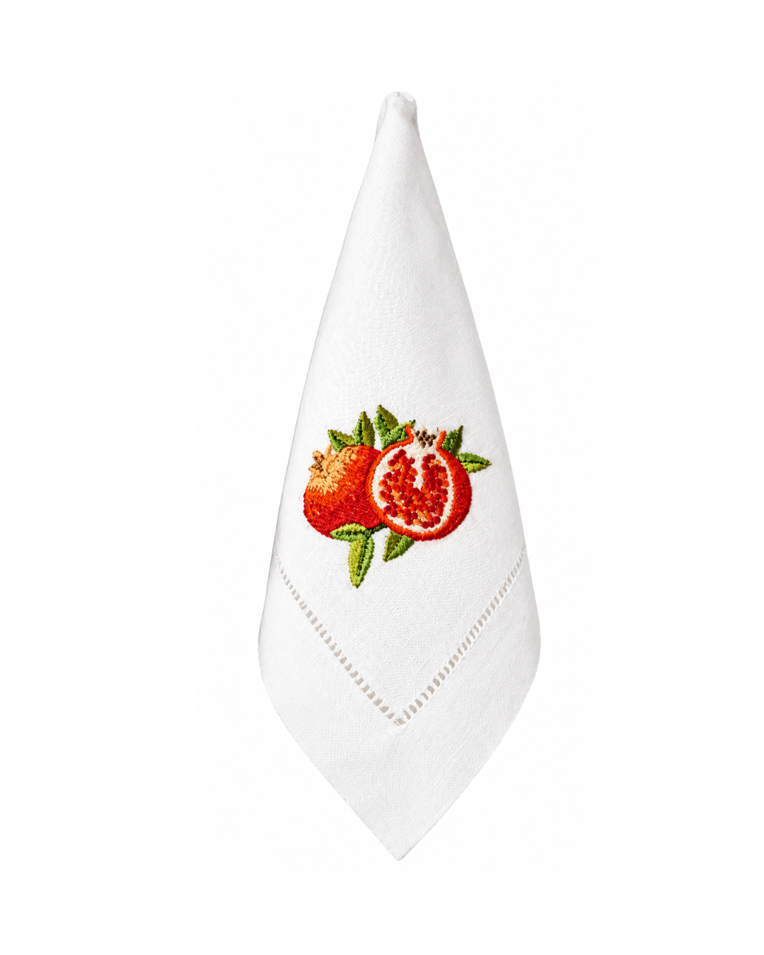 Servilleta de lino con bordado de Granada.