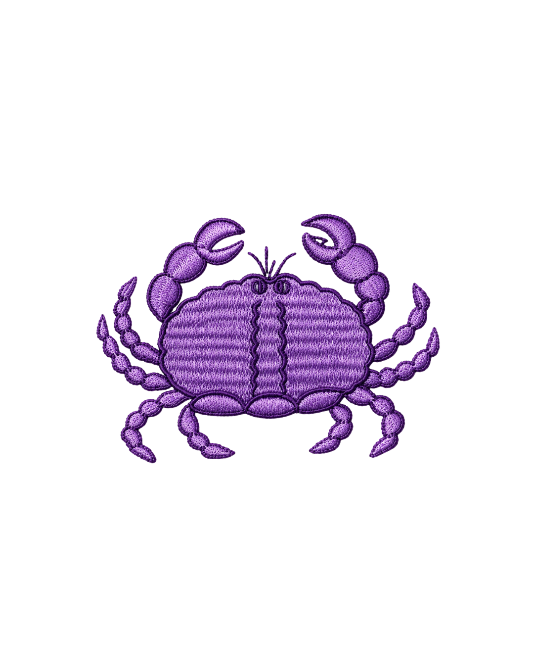 Bordado de Cangrejo l Morado