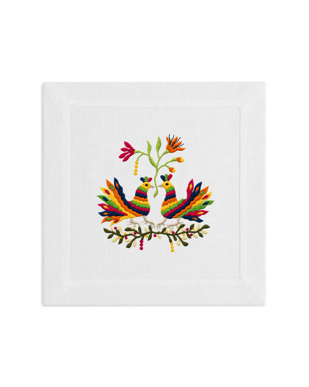 Bordado de Tenango Pavo Real l Colores