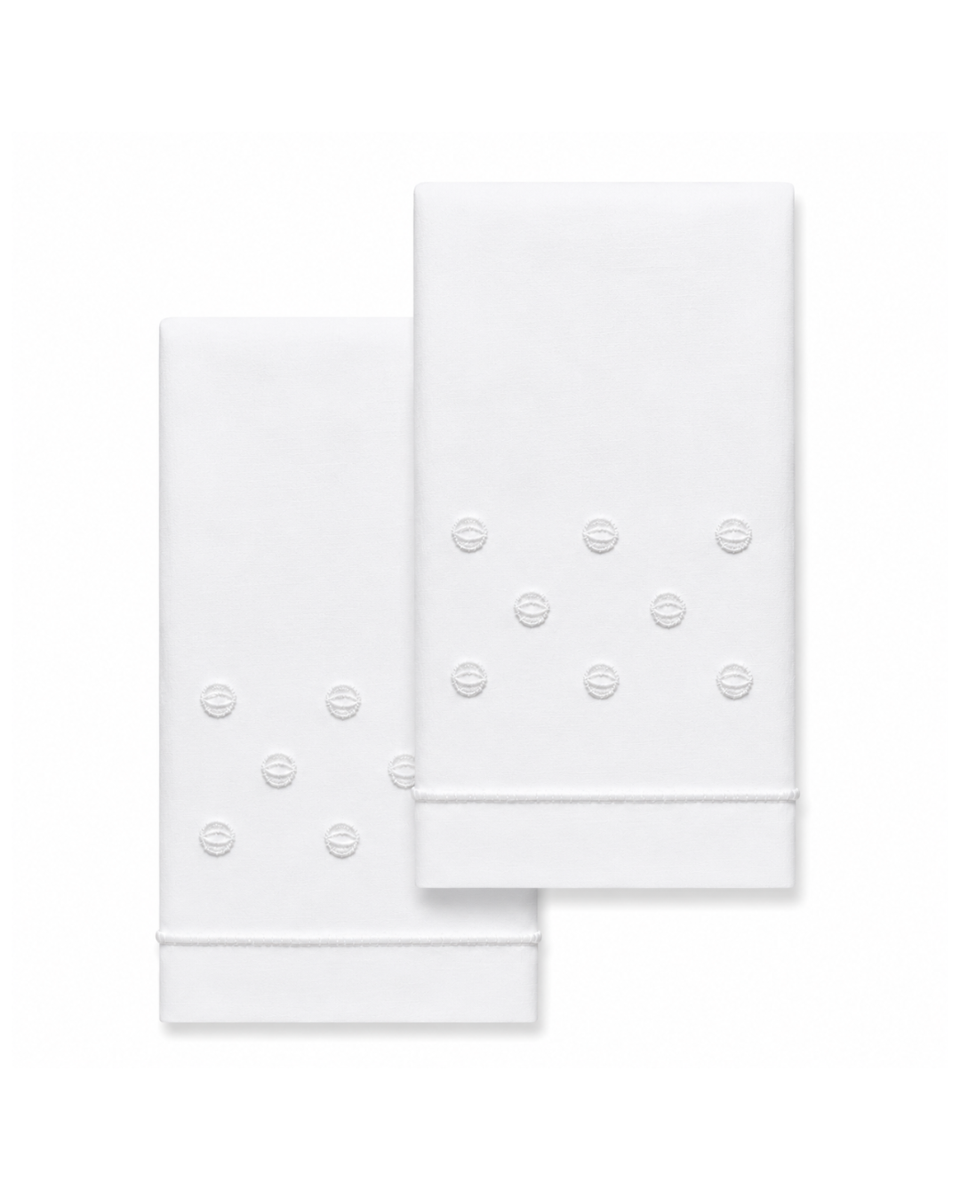 Par de toallas de lino l Puntos blancos