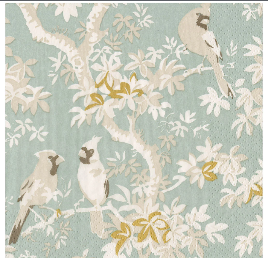 Paquete de Servilletas de papel l Pájaros azul