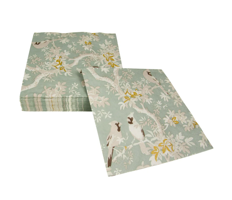 Paquete de Servilletas de papel l Pájaros azul