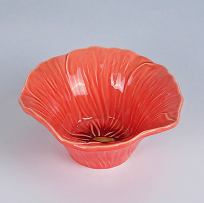 Juego de 4 bowls ceramica Flor