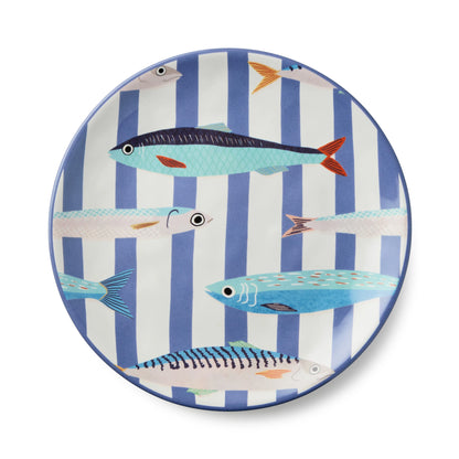 Juego de 4 platos para ensalada Something Fishy
