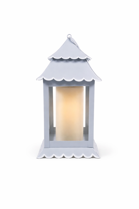 Candelabro de metal l Azul o Blanco