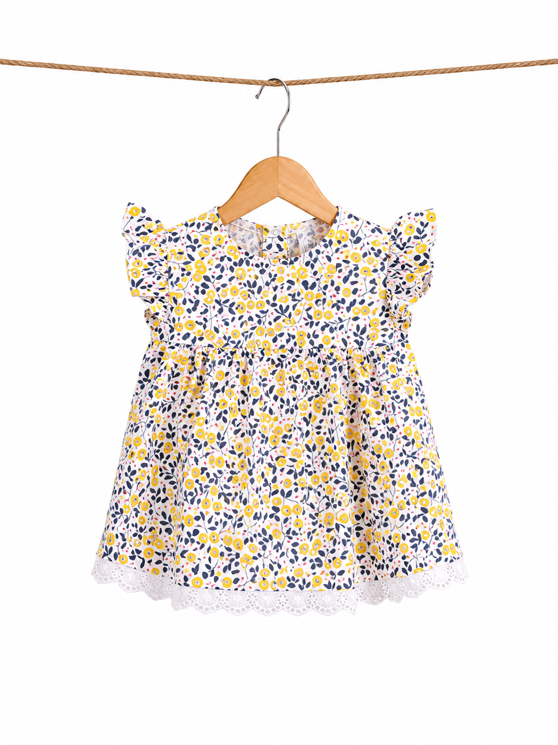 Vestido floreado l Color Amarillo