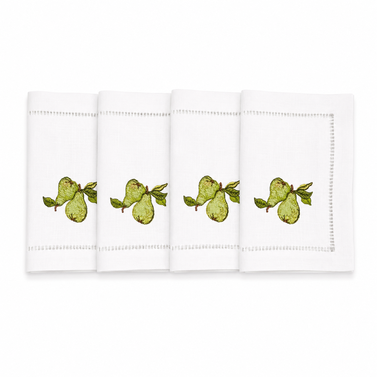 Juego de servilletas de cocktail Pera