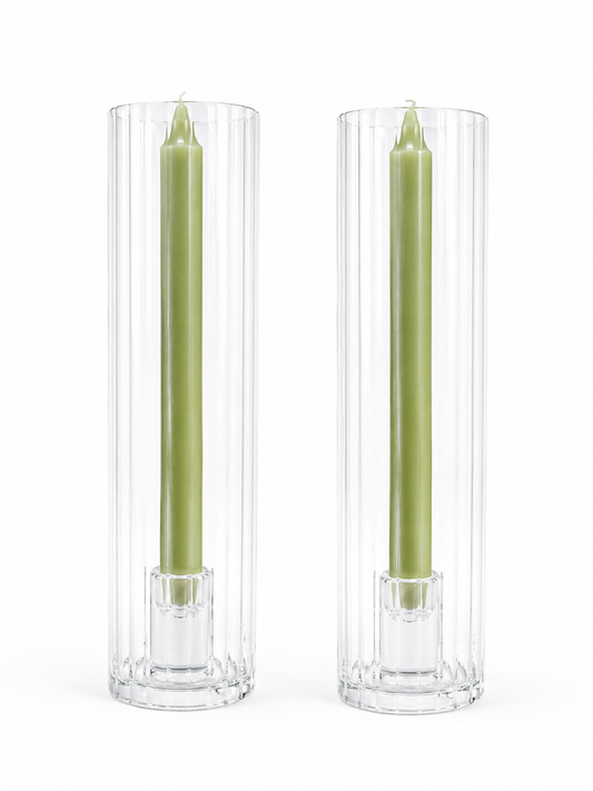 Candelabro de cristal para velas