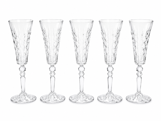 Juego de 4 copas champagne