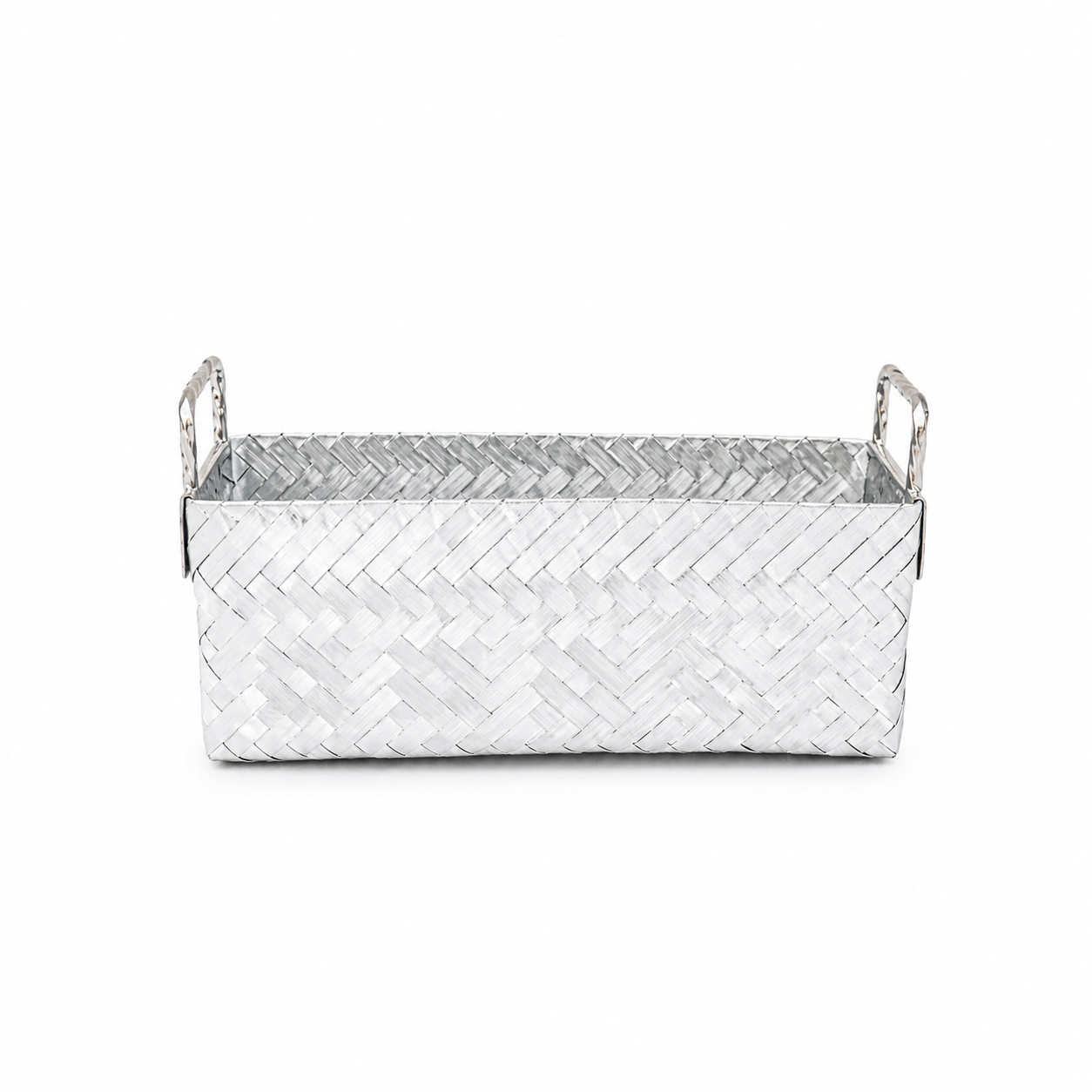 Galletera cuadrada con asas Grande l Aluminio trenzado