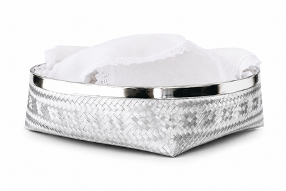 Tortillero con bicel l Aluminio trenzado