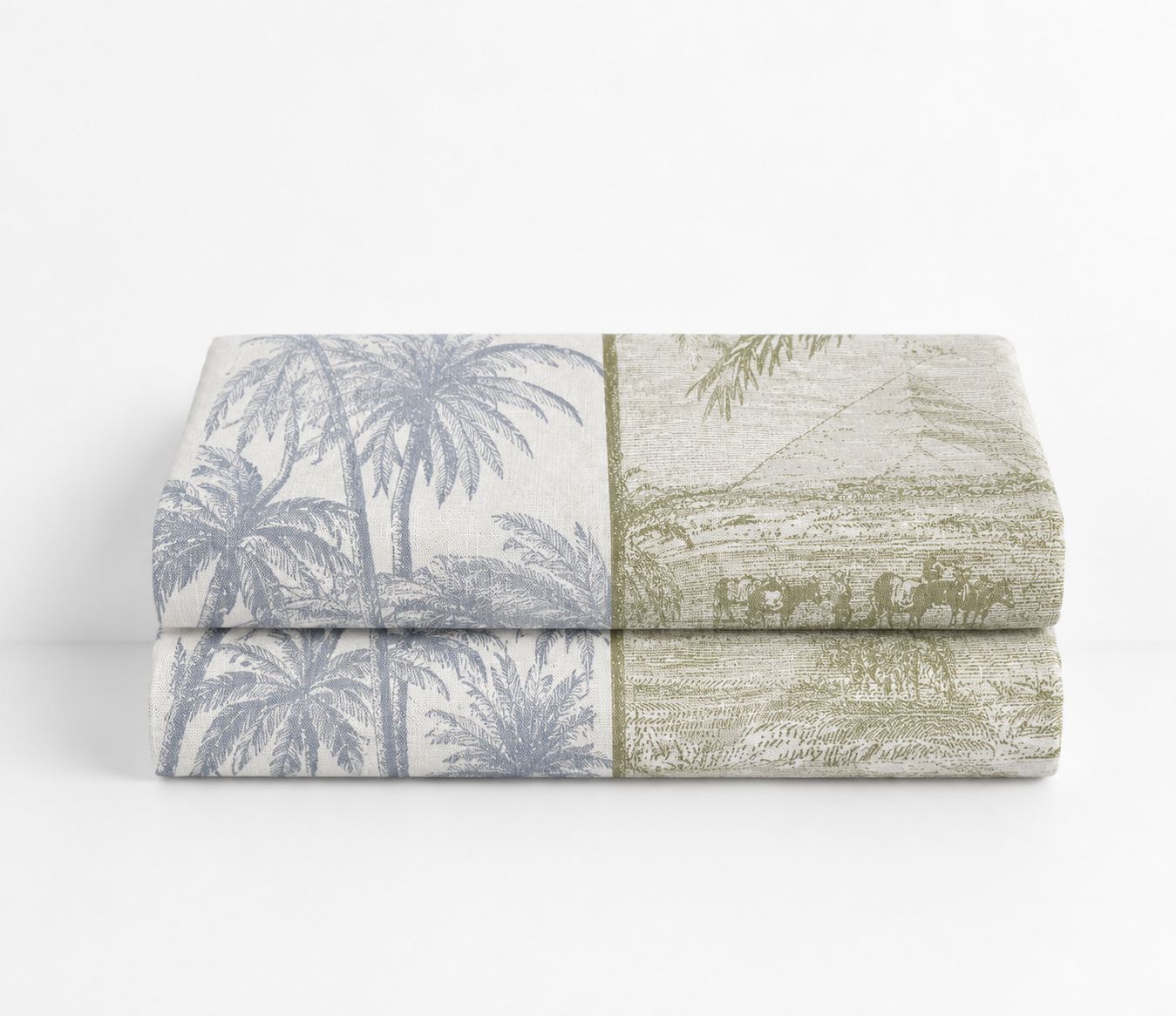 Mantel Francaise l Verde y Azul