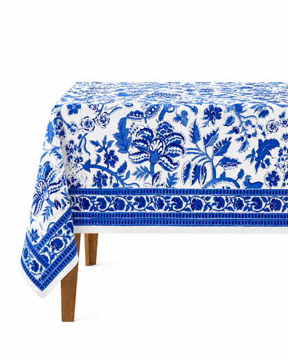 Mantel de algodón en estampado