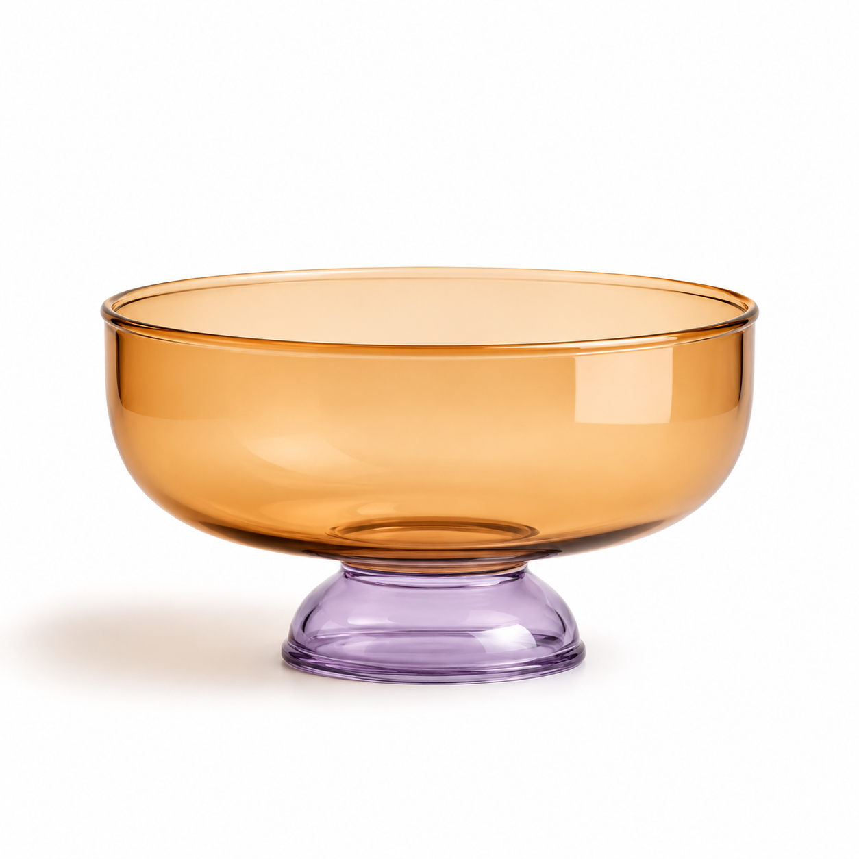 Juego de 4 Bowls para helado de cristal l Ambar