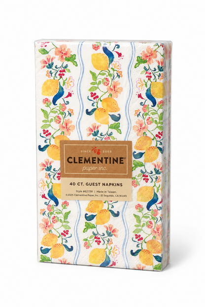 Paquete de Servilletas de papel l Limones amarillo