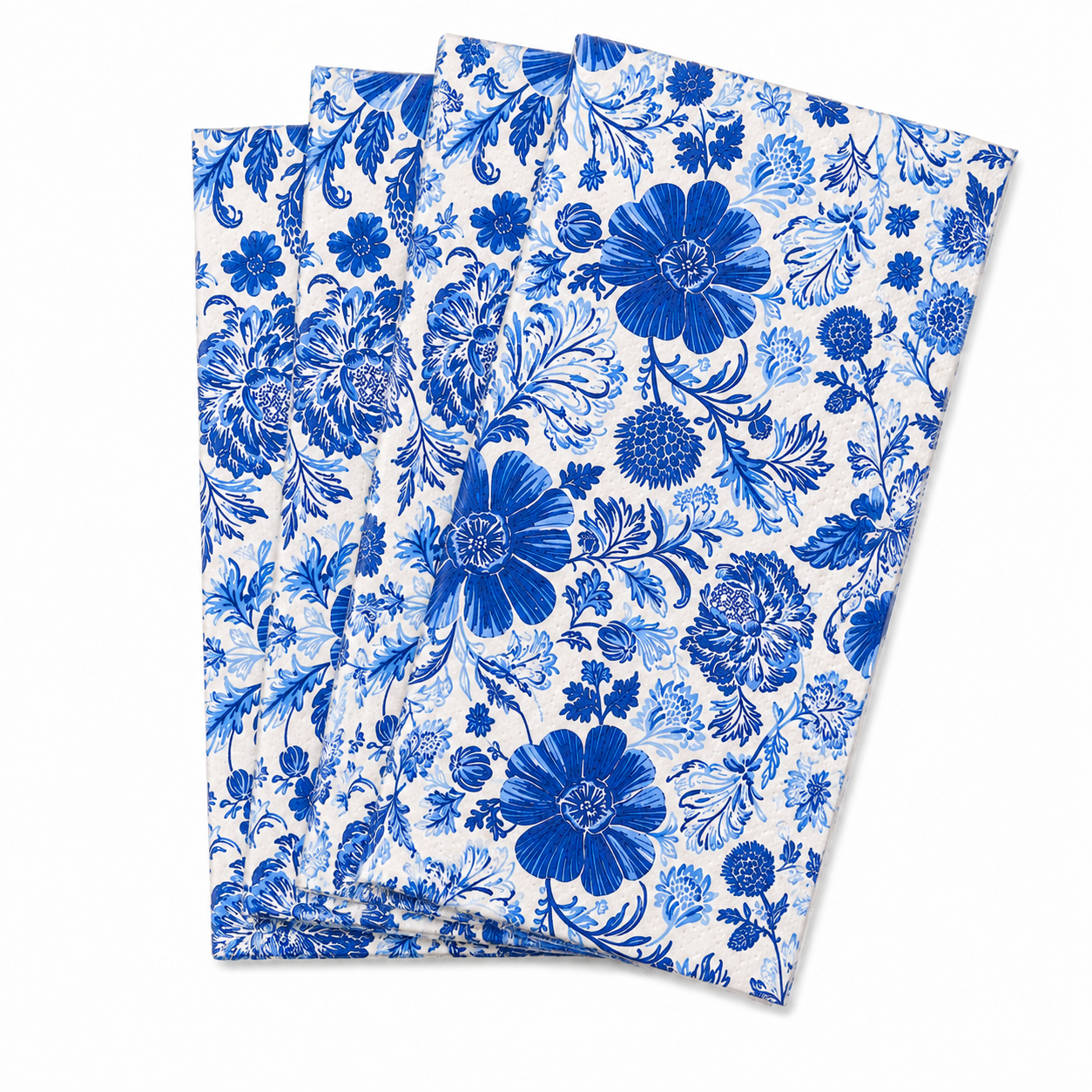 Paquete de Servilletas de papel l Flores Azules