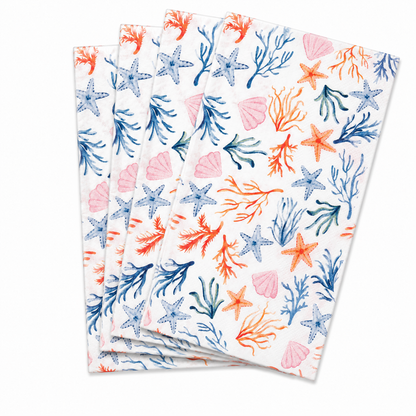 Paquete de Servilletas de papel l Vida marina de colores