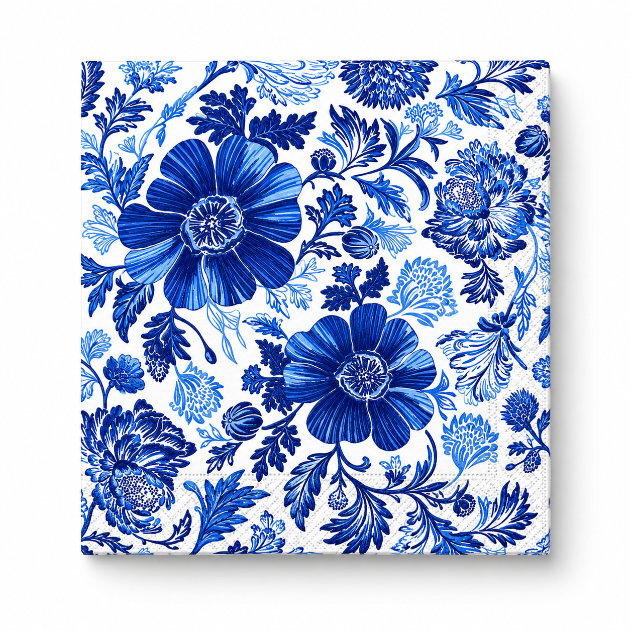 Paquete de Servilletas de papel l Flores azul