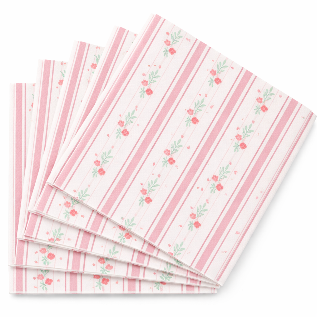 Paquete de Servilletas de papel l Rosa