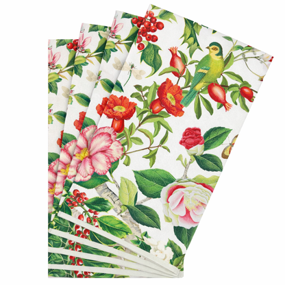 Paquete de Servilletas de papel l Flores con aves