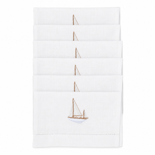 Juego de servilletas de cocktail Velero