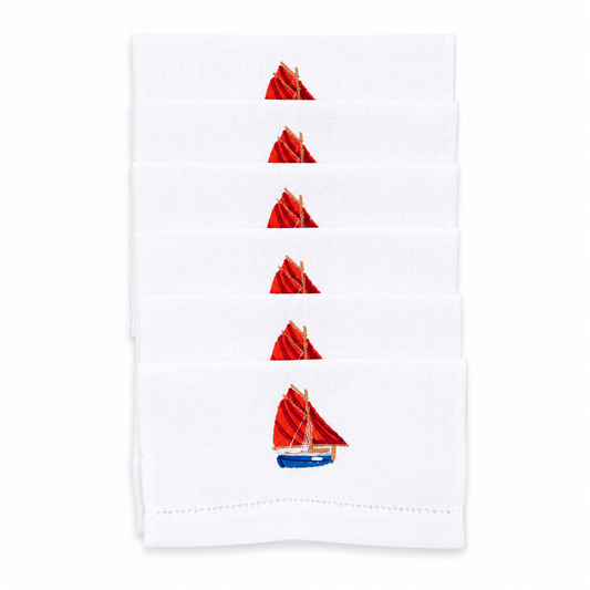Juego de servilletas de cocktail Velero