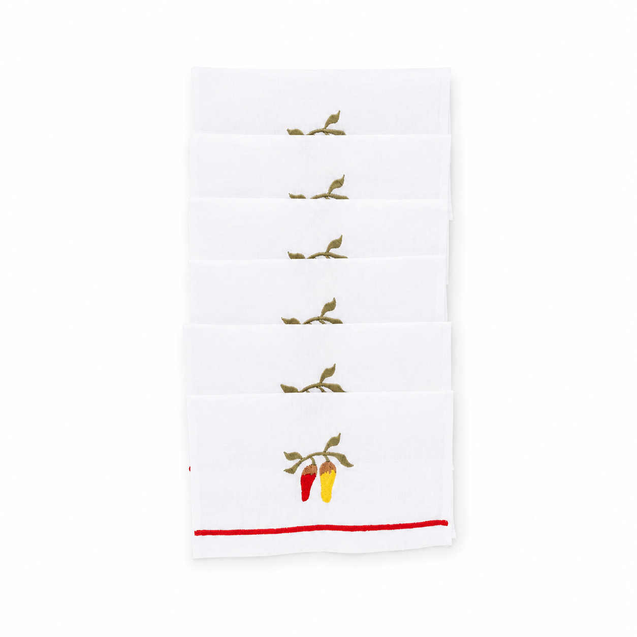 Juego de servilletas de cocktail Chiles