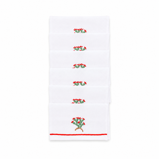 Juego de servilletas de cocktail Nopales