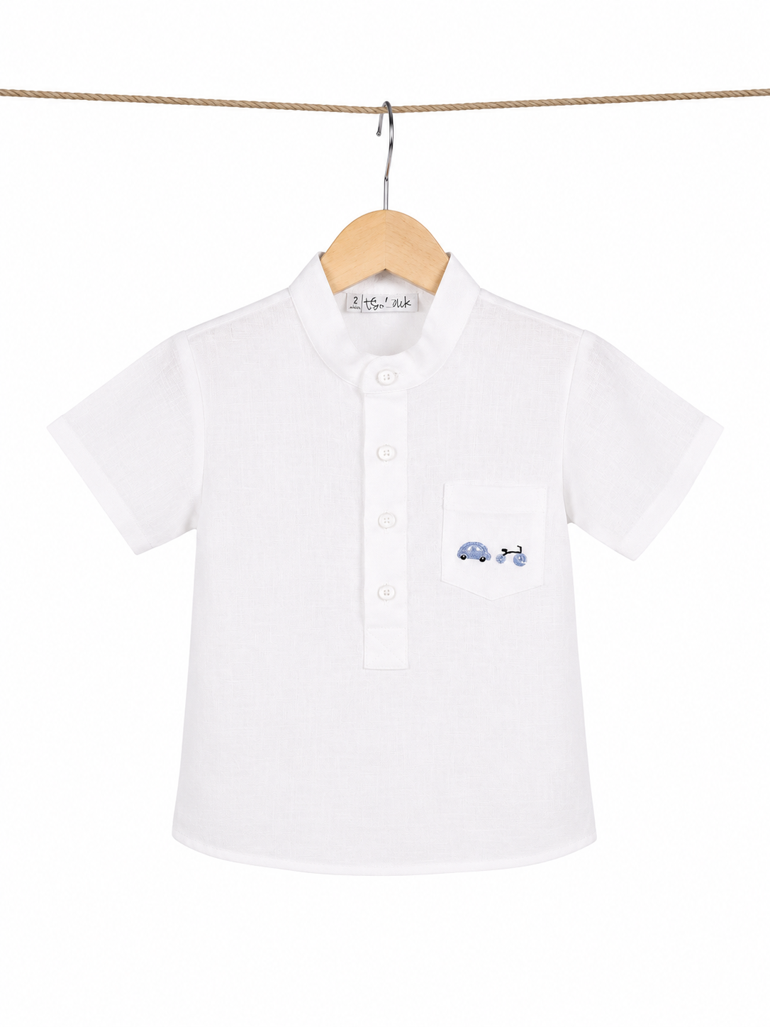 Camisa lino blanca