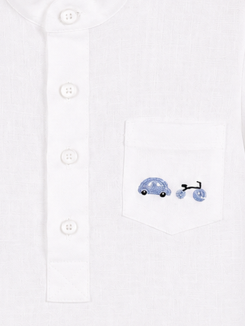 Camisa lino blanca