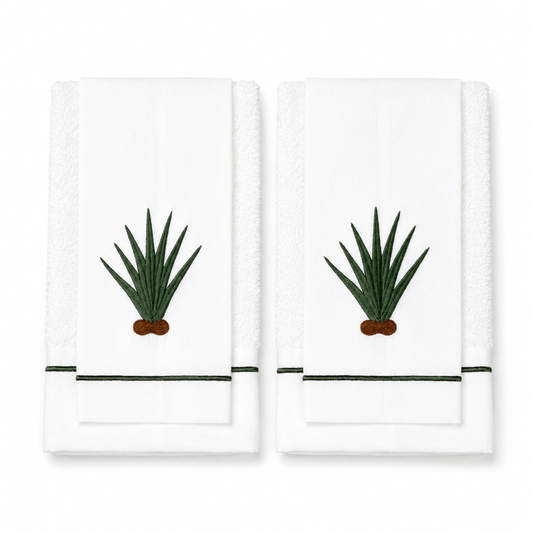 4 TOALLAS DE MANO Maguey