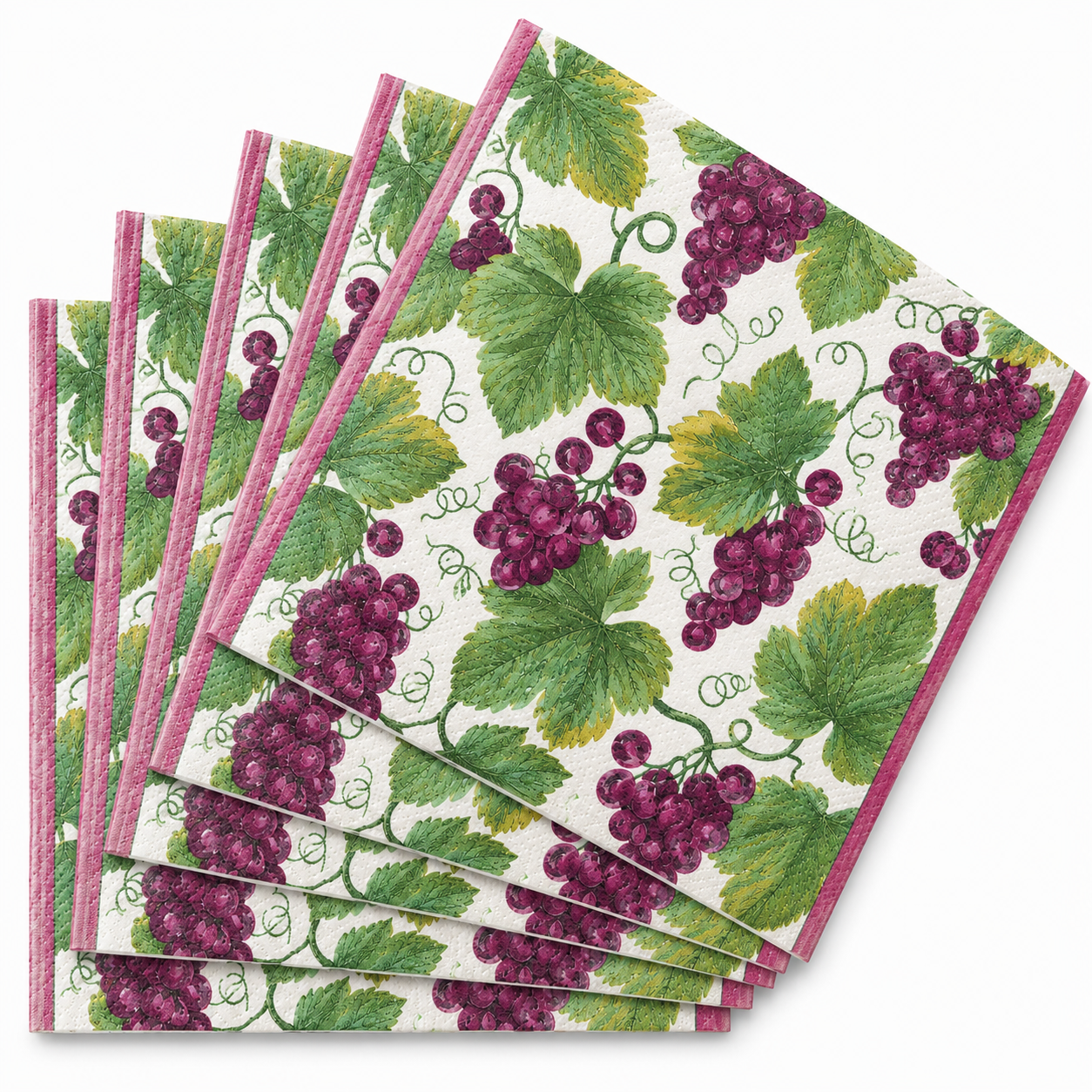 Paquete de Servilletas de papel l Uvas moradas