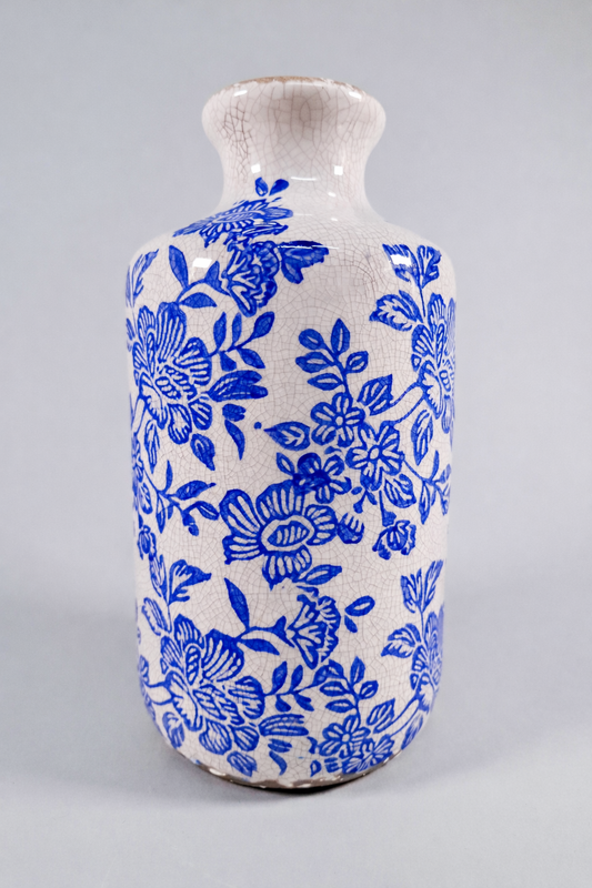 Jarrón de cerámica Azul