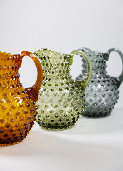 Jarra con relieve de bolitas l Verde