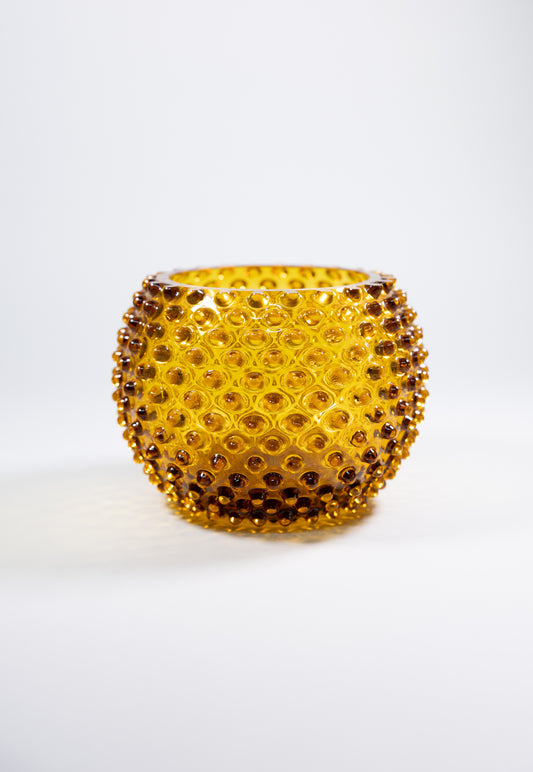 Bowl grande con relieve de bolitas l Ambar