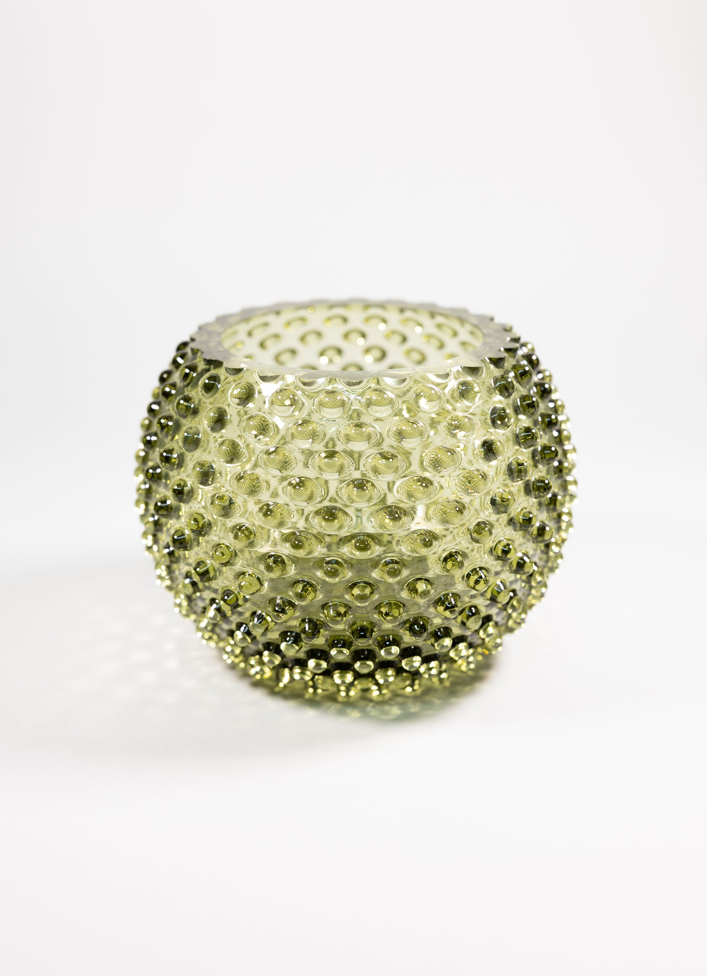 Bowl Grande con relieve de bolitas l Verde