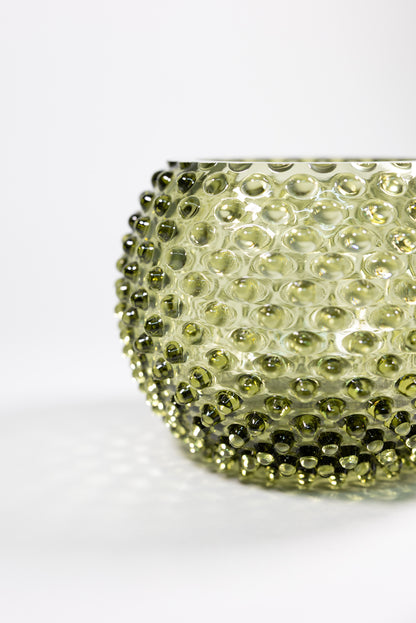 Bowl Grande con relieve de bolitas l Verde