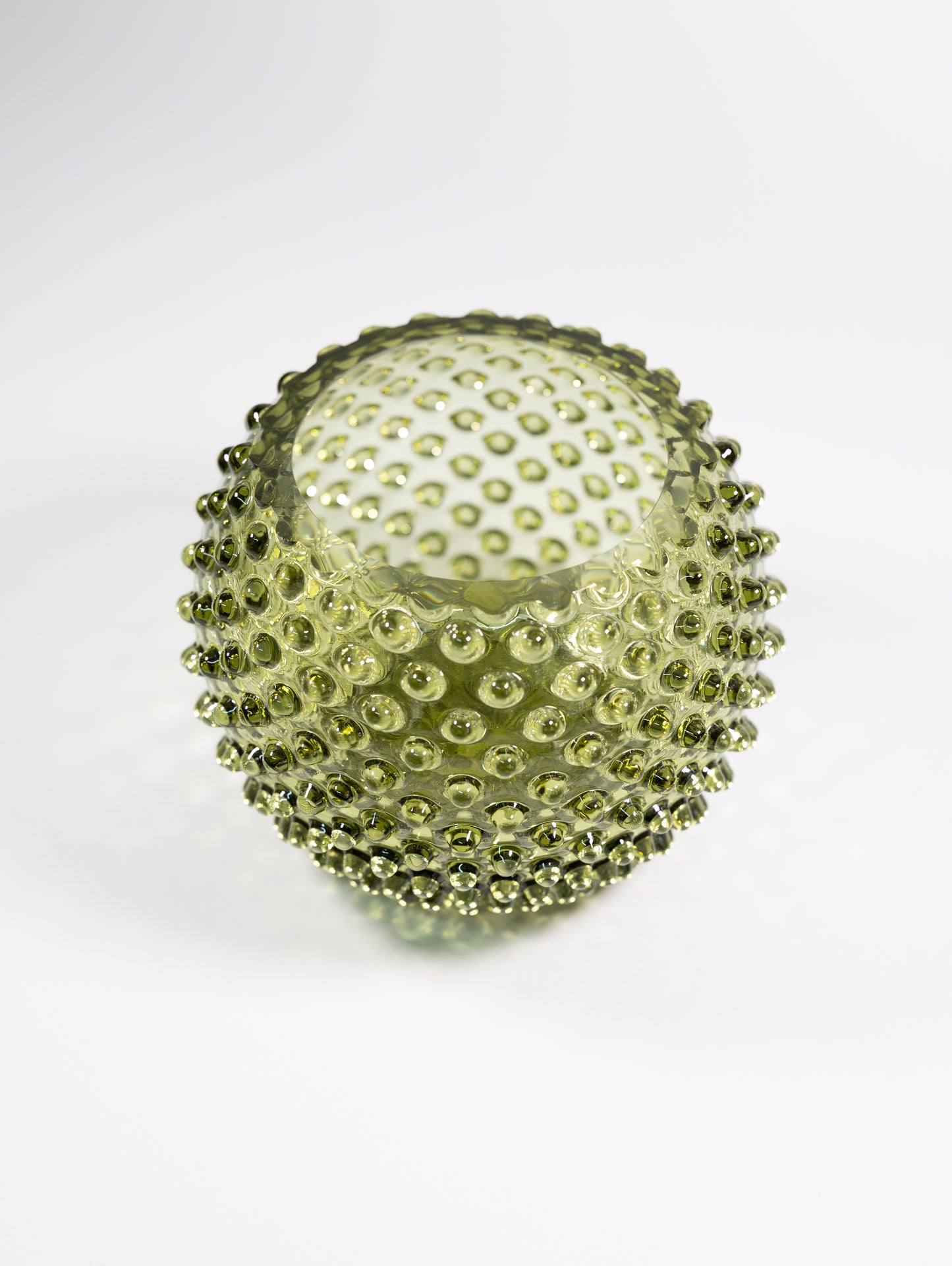 Bowl Grande con relieve de bolitas l Verde