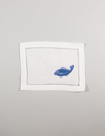 Juego de servilletas de cocktail Mar