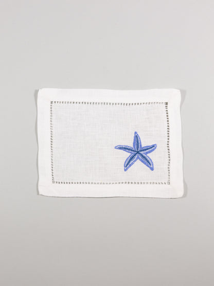 Juego de servilletas de cocktail Mar