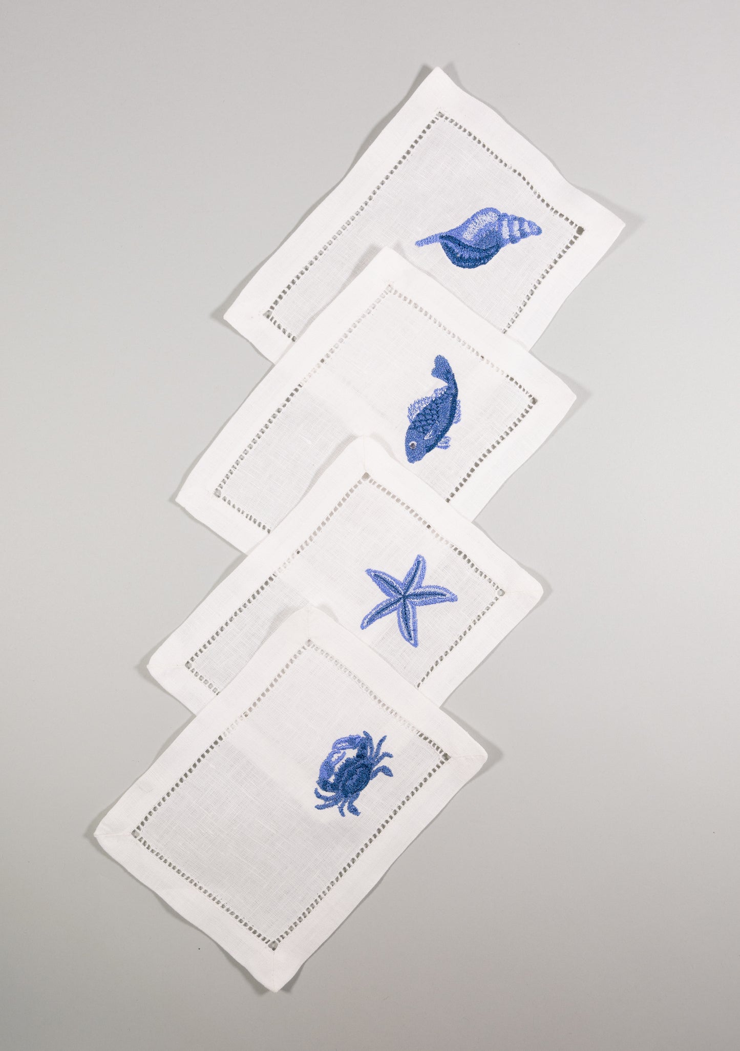 Juego de servilletas de cocktail Mar