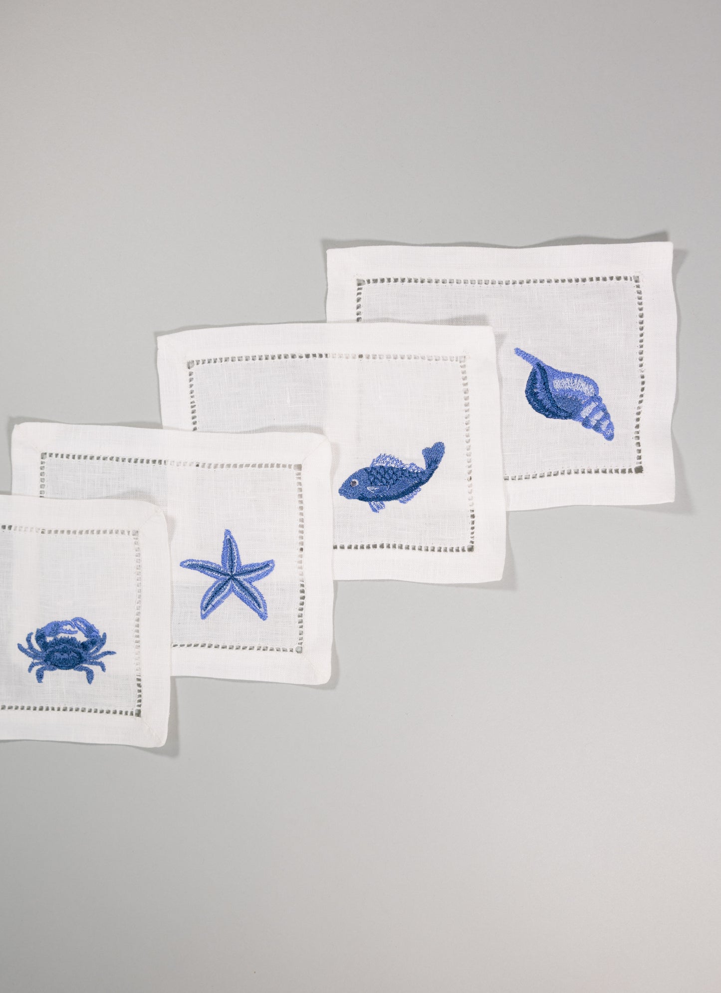 Juego de servilletas de cocktail Mar
