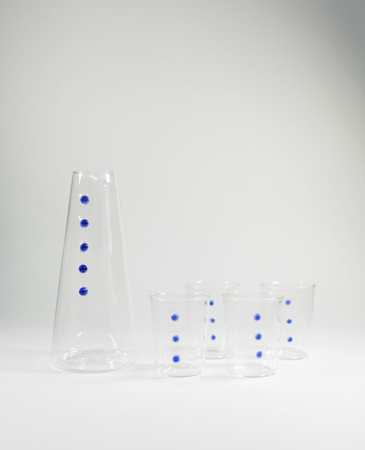 Juego de Jarra con vasos l Color Azul