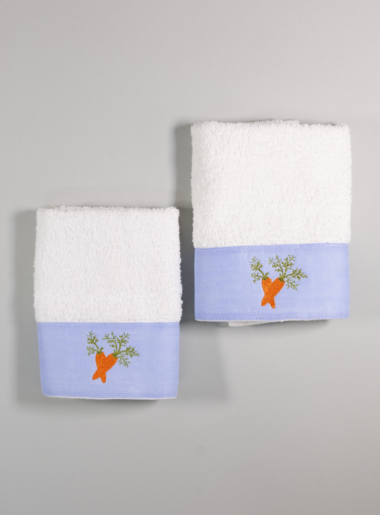 Toalla facial individual l Zanahorias