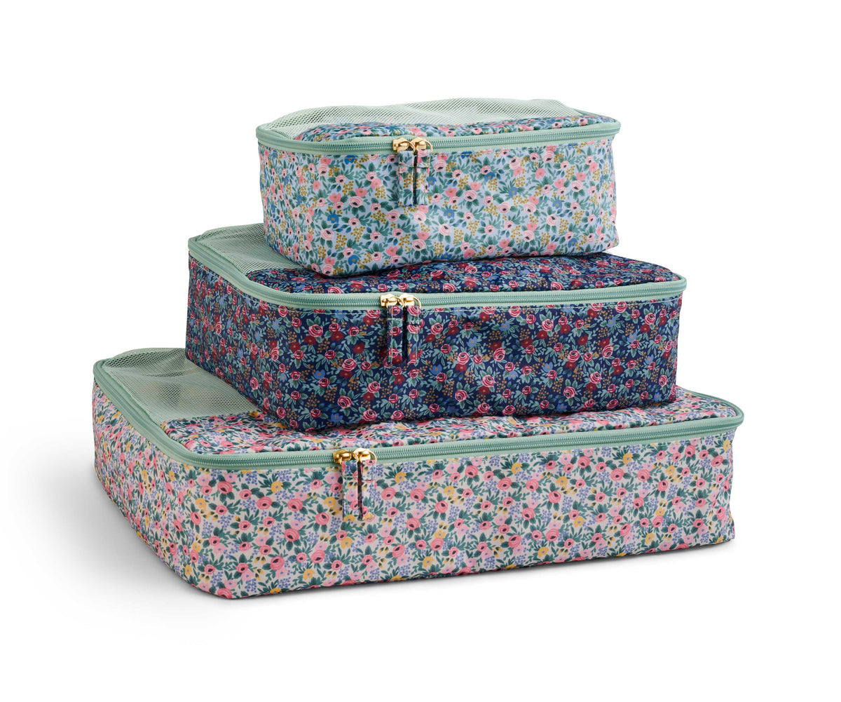 Packing bag (Bolsa de viaje) Mediana l Flores