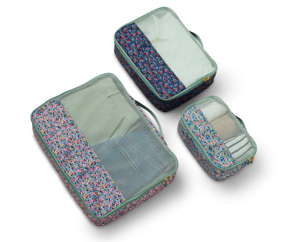 Packing bag (Bolsa de viaje) Mediana l Flores